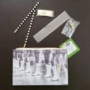 ♠️Kate Spade ♠️ Pencil pouch with accessories